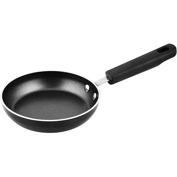 Mini Frypan 12 cm — Black Non-Stick Small Frying Pan